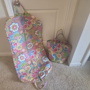 Floral Patterned Travel Bag Set